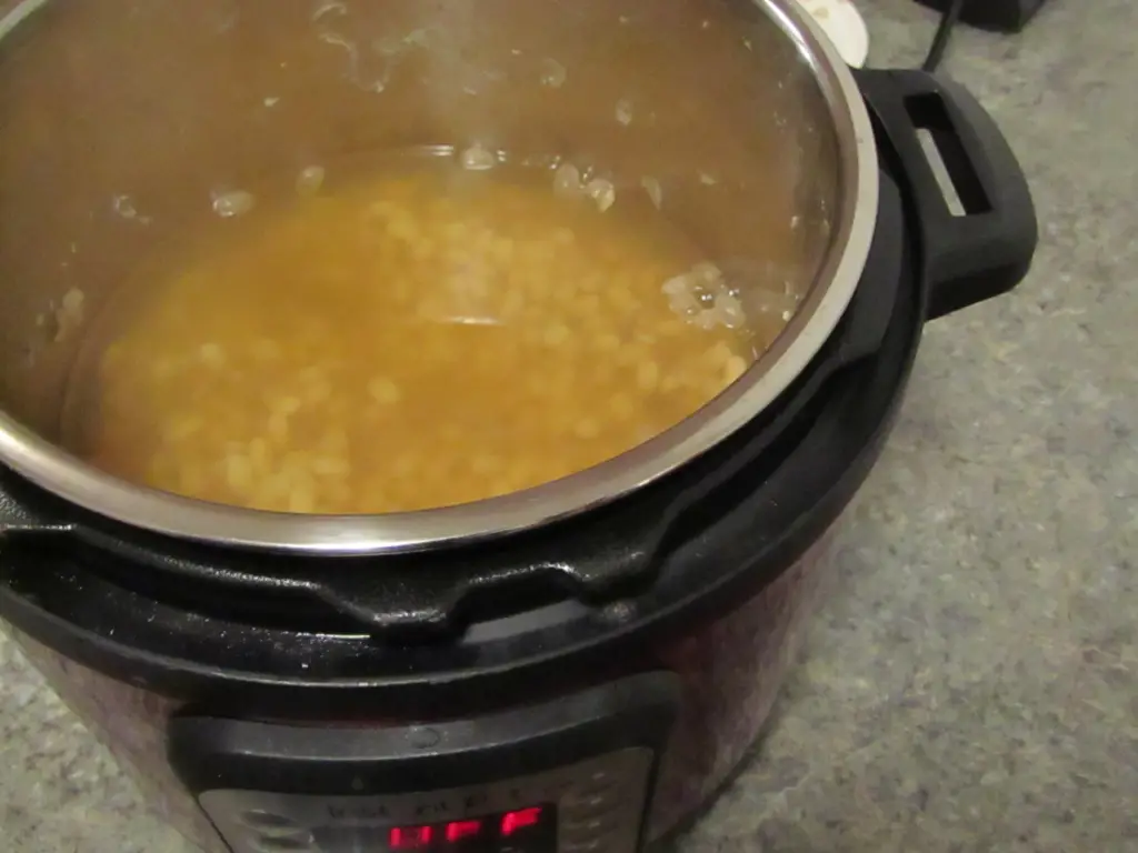 Cooked soy beans in an instapot 